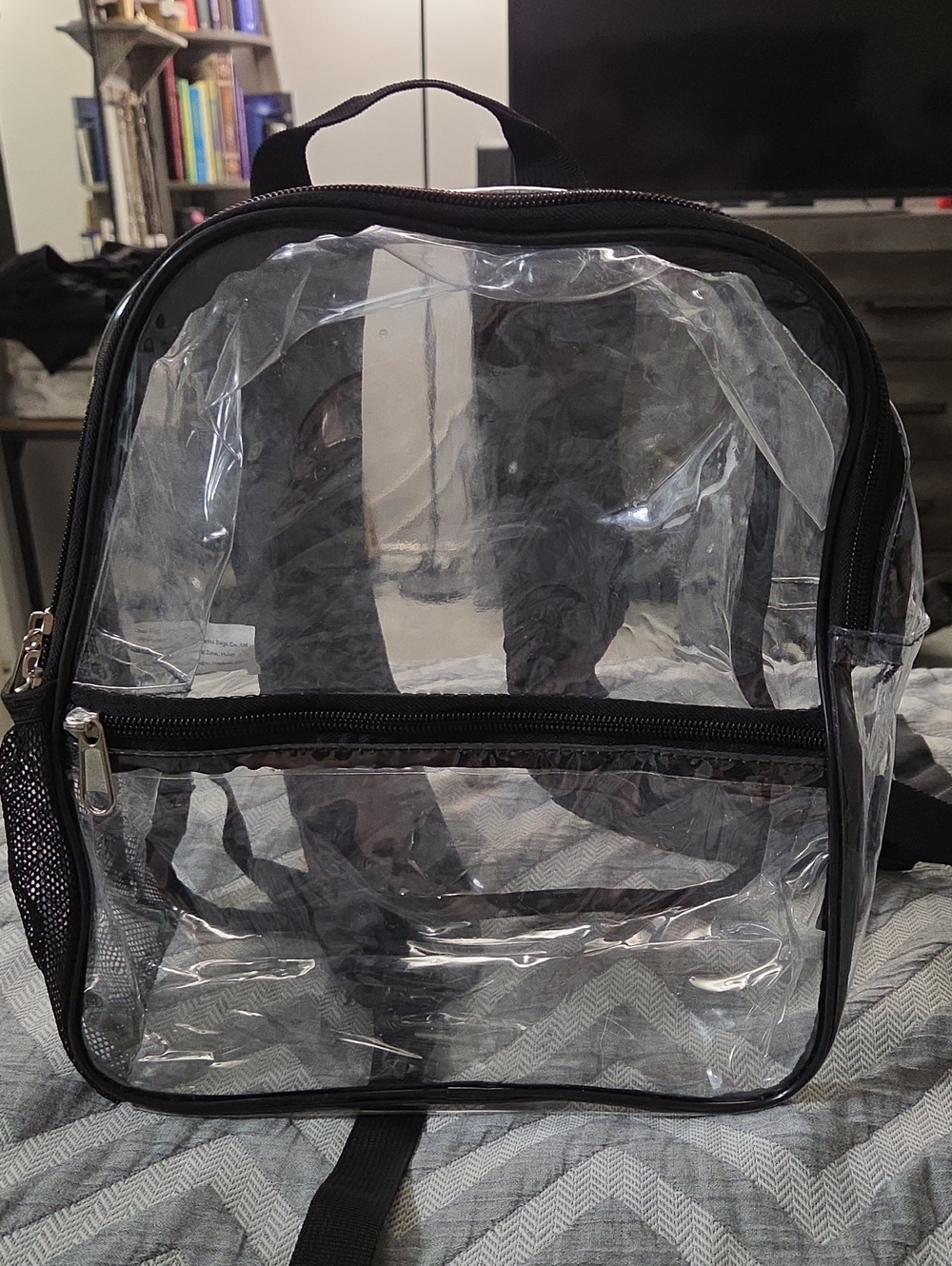 Clear Transparent Backpack - Picture 5 of 6
